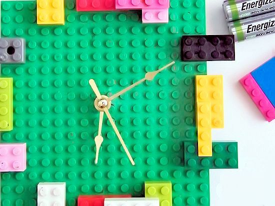 25 ideas lego clock