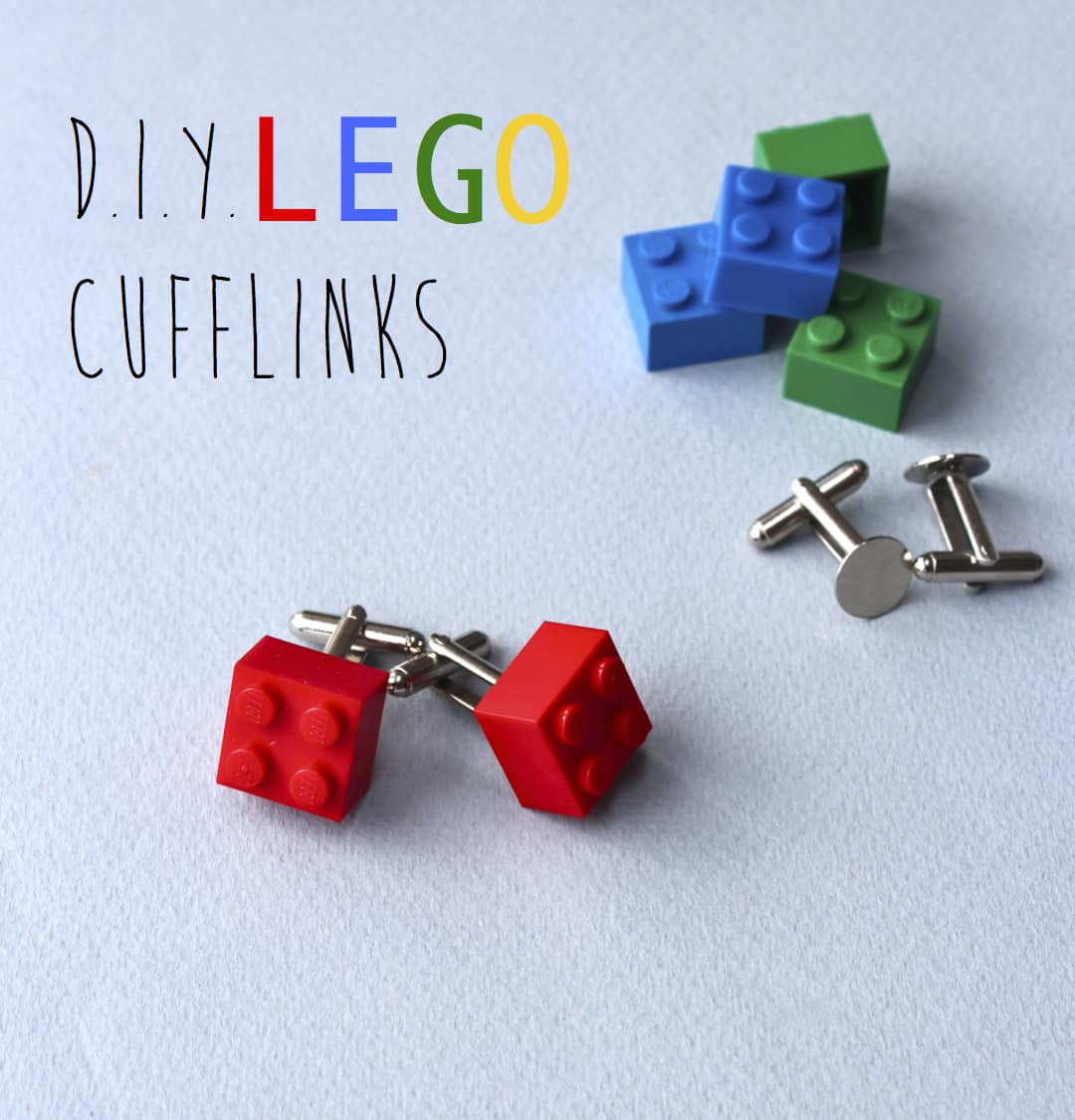 25 ideas LEGO® cufflinks 1