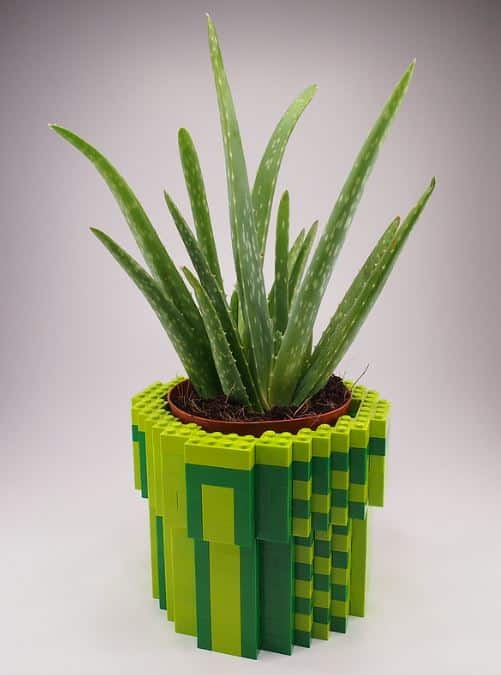 25 ideas lego plant pot