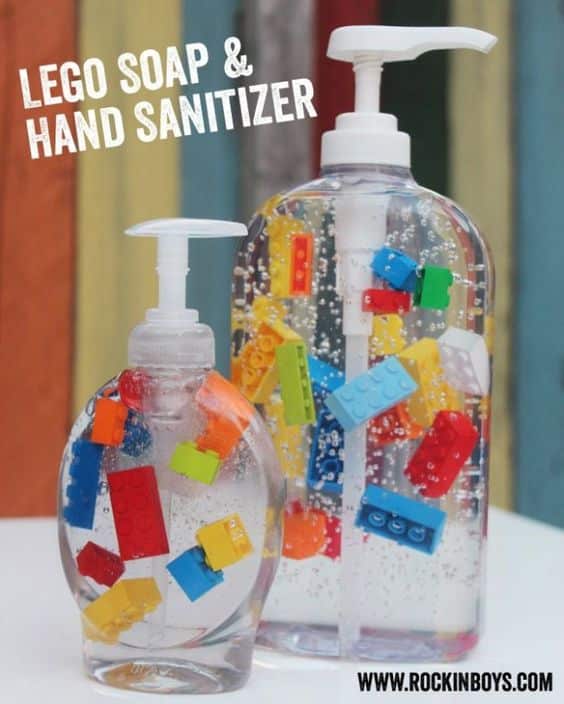 25 ideas LEGO® soap