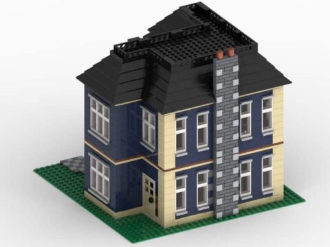 Navy House Back