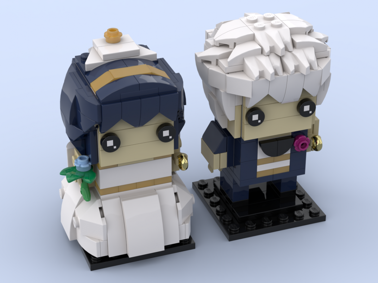 LEGO BrickHeadz Wedding Topper Front