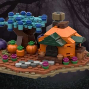 pumpkin house miniature