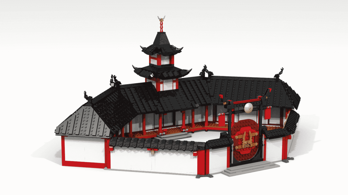 Monastery of Spinjitzu Ninjago Custom Models made from LEGO