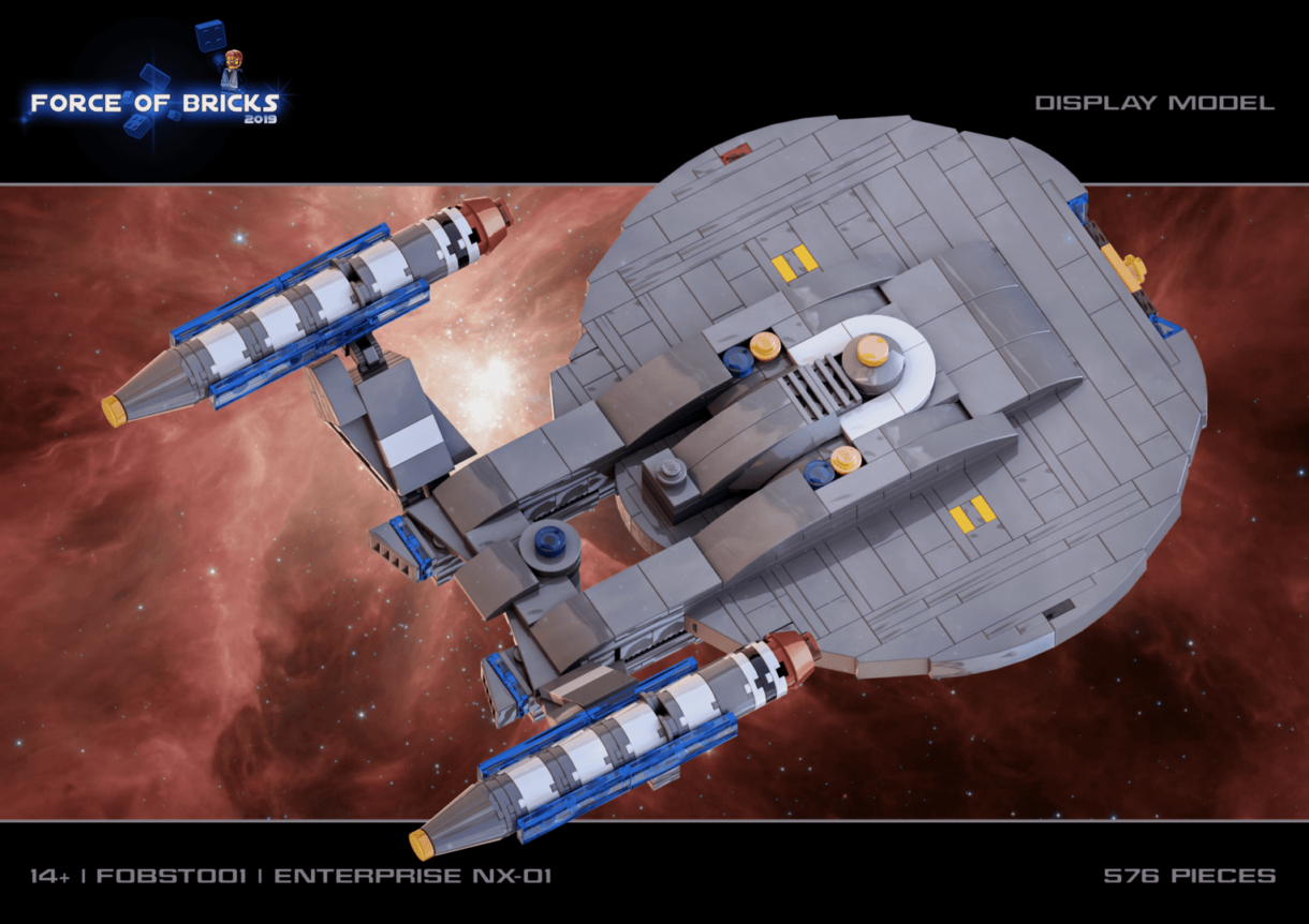 LEGO Star Trek Enterprise NX-01 NX Class Exploratory Cruiser