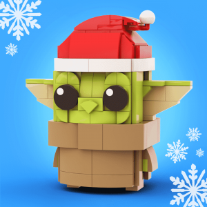 Baby Yoda Christmas Edition BrickHeadz Free LEGO® MOC
