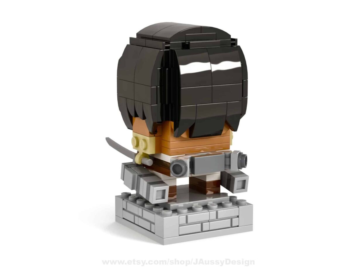 LEGO Attack on Titans Mikasa Back