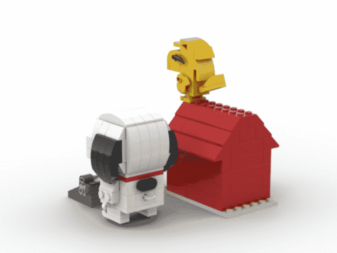 brickheadz snoopy