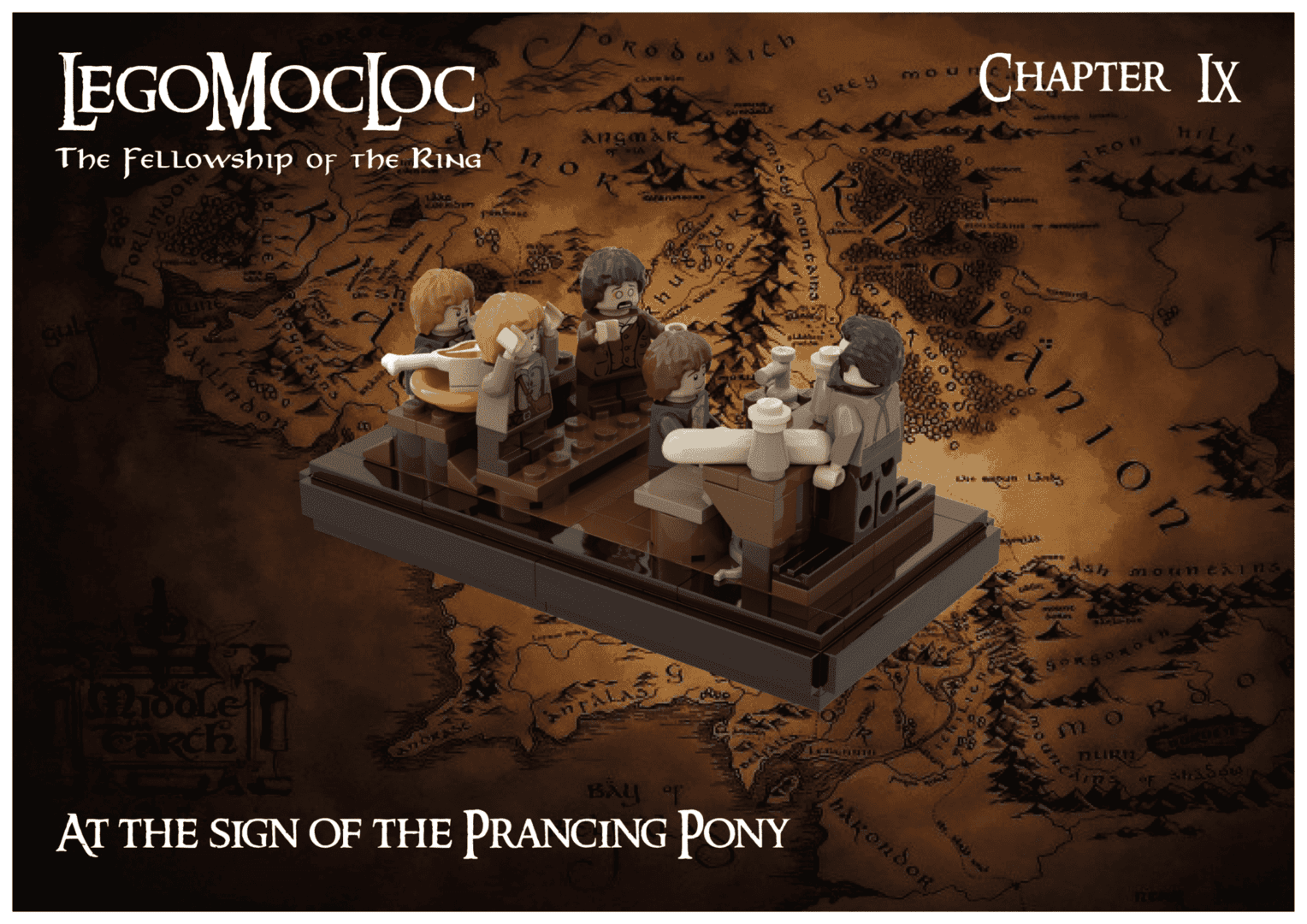 LEGO Lord of the Rings LEGO® MOC LEGOMOCLOC  At the sign of the Prancing Pony cover