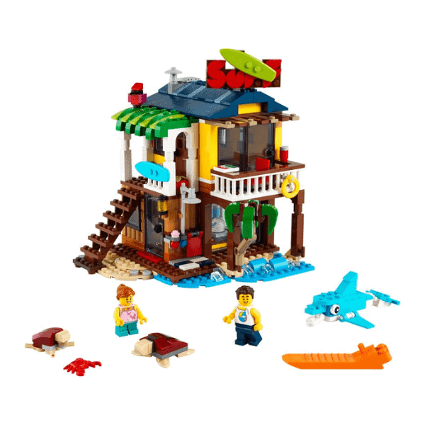 LEGO Surfer Beach House with LEGO Brick 26047