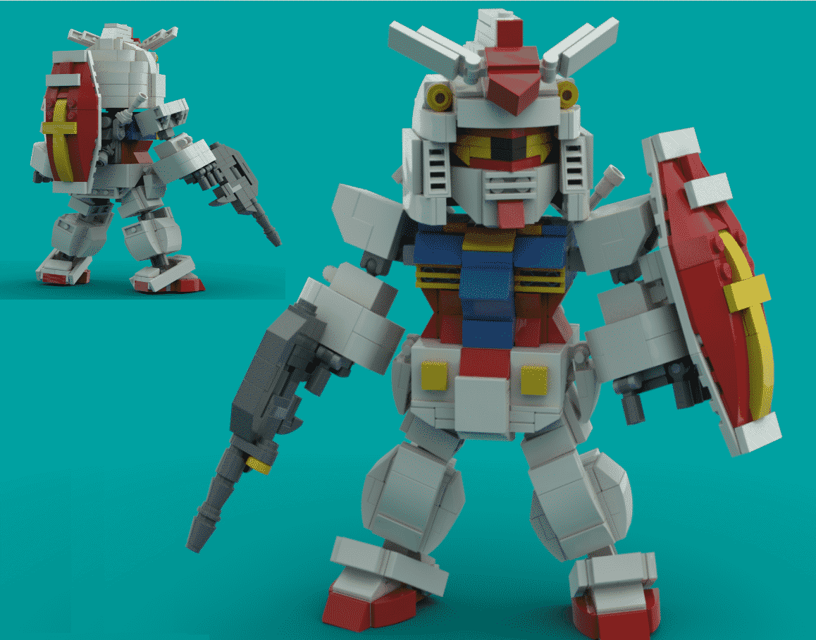 lotteri Sømand Jep Lego Gundam RX78 | Custom Corporate LEGO® Gift Models / MOCs
