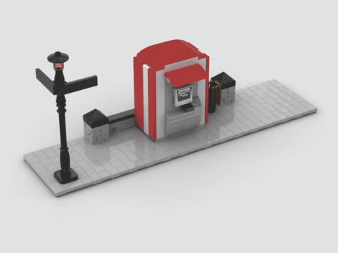 modular corner ATM