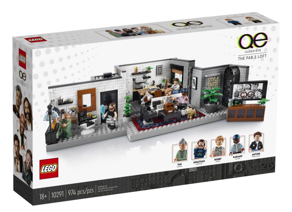 LEGO 10291 Queer Eye Fab 5 Loft Box Front 1