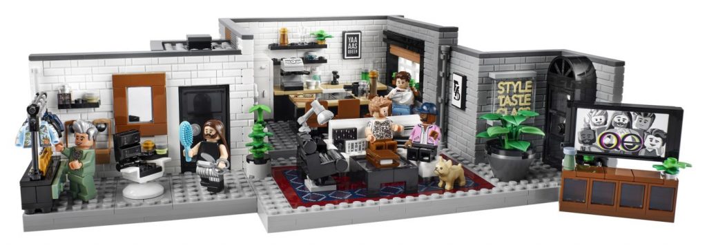 LEGO 10291 Queer Eye Fab 5 Loft Front View