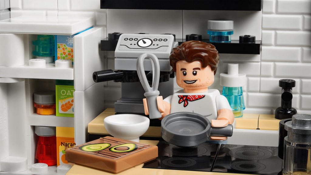 LEGO Queer Eye - The Fab 5 Loft Unveiled (10291) | Belle-Ve Bricks | LEGO MOCS / Custom MOCs LEGO 10291 Queer Eye Fab 5 Loft Interiors 5 1