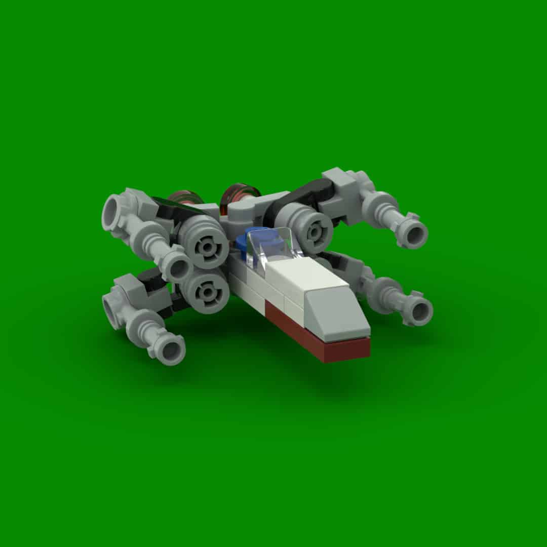 X wing lego store moc