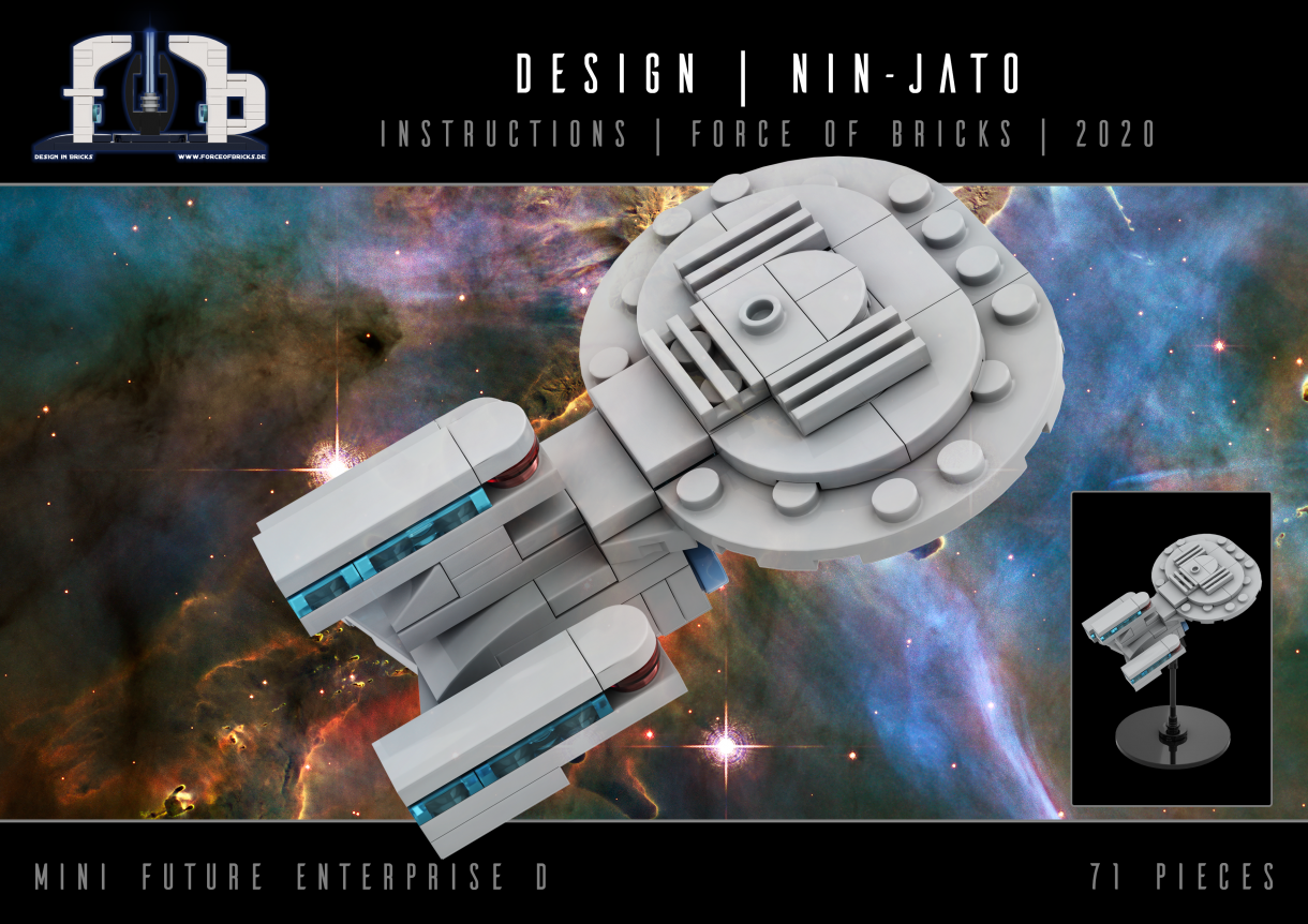 Mini Future Enterprise D LEGO® Star Trek