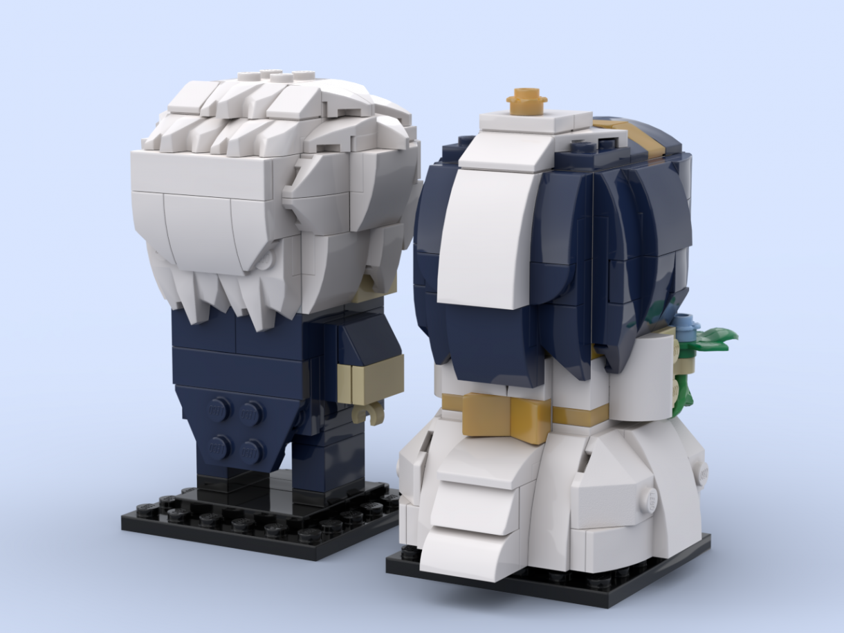 LEGO BrickHeadz Wedding Topper Back
