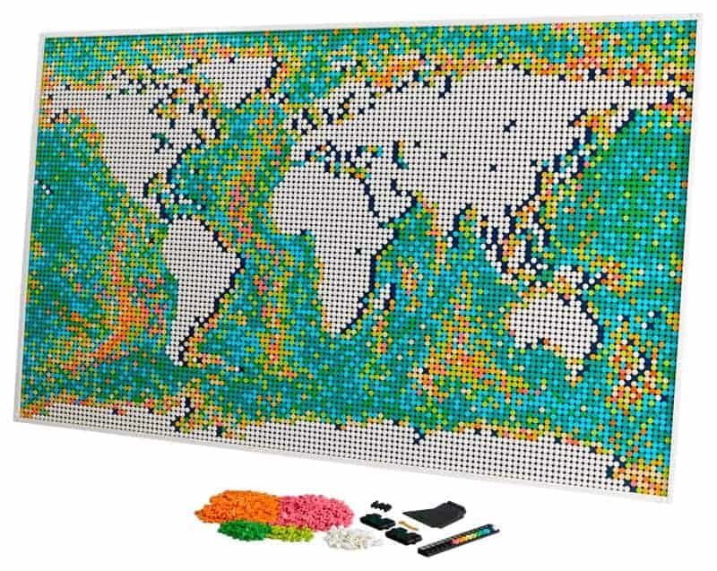 15+ Best Hardest LEGO® Sets to Build | Custom Corporate LEGO® Gift Models / MOCs LEGO Hard-to-Build World Map
