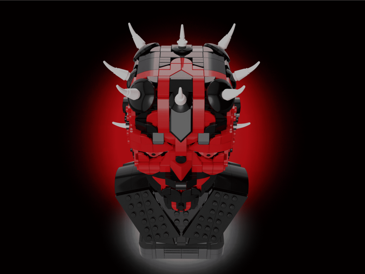 Maul Bust Custom Designed LEGO® Models / MOCs