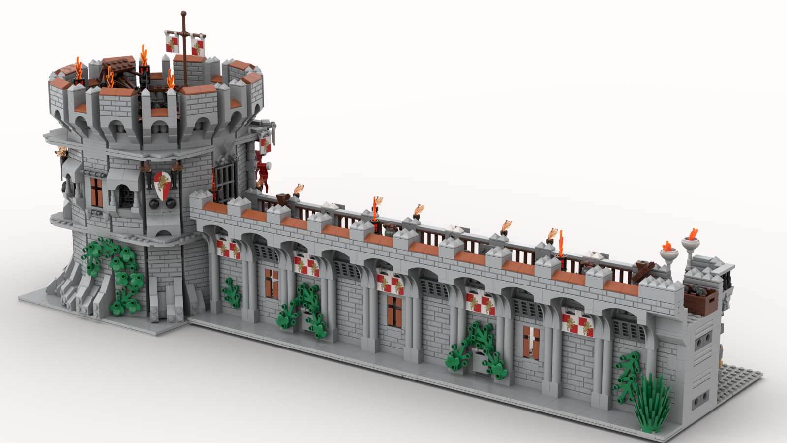 castle wall wtower dev