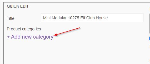 adding a category to existing listings