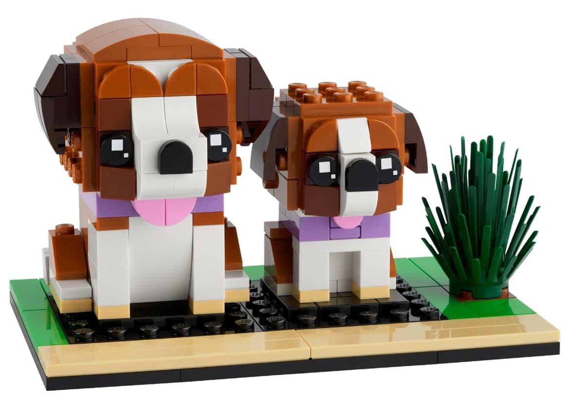 St Bernard LEGO® Brickheadz