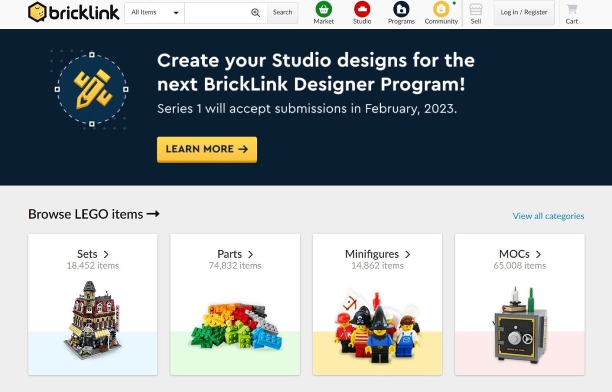 bricklink homepage best LEGO MOC sites