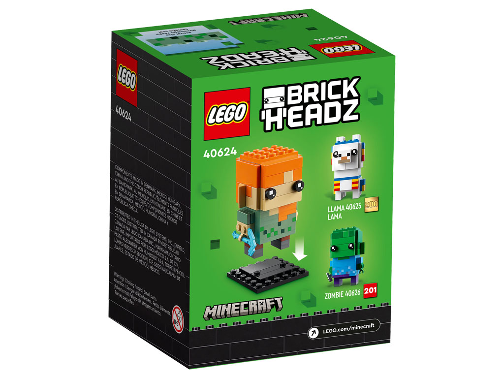 LEGO BrickHeadz Minecraft Alex 40624 2