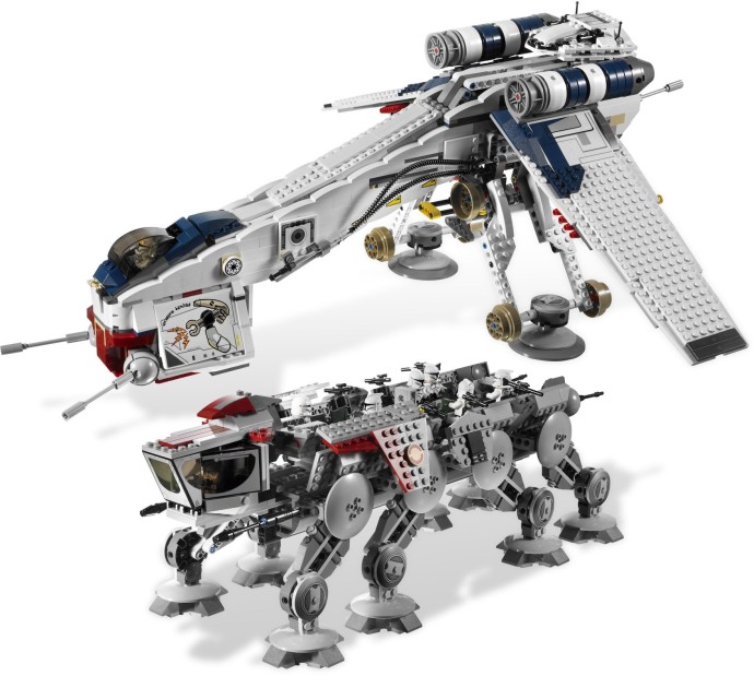 LEGO Clone Wars Republic Dropship with AT-OT 10195-1