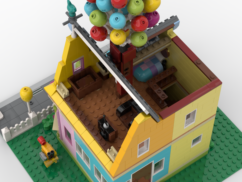 LEGO MOC Modular Up House - Modification of Set 43217 by Brick Artisan