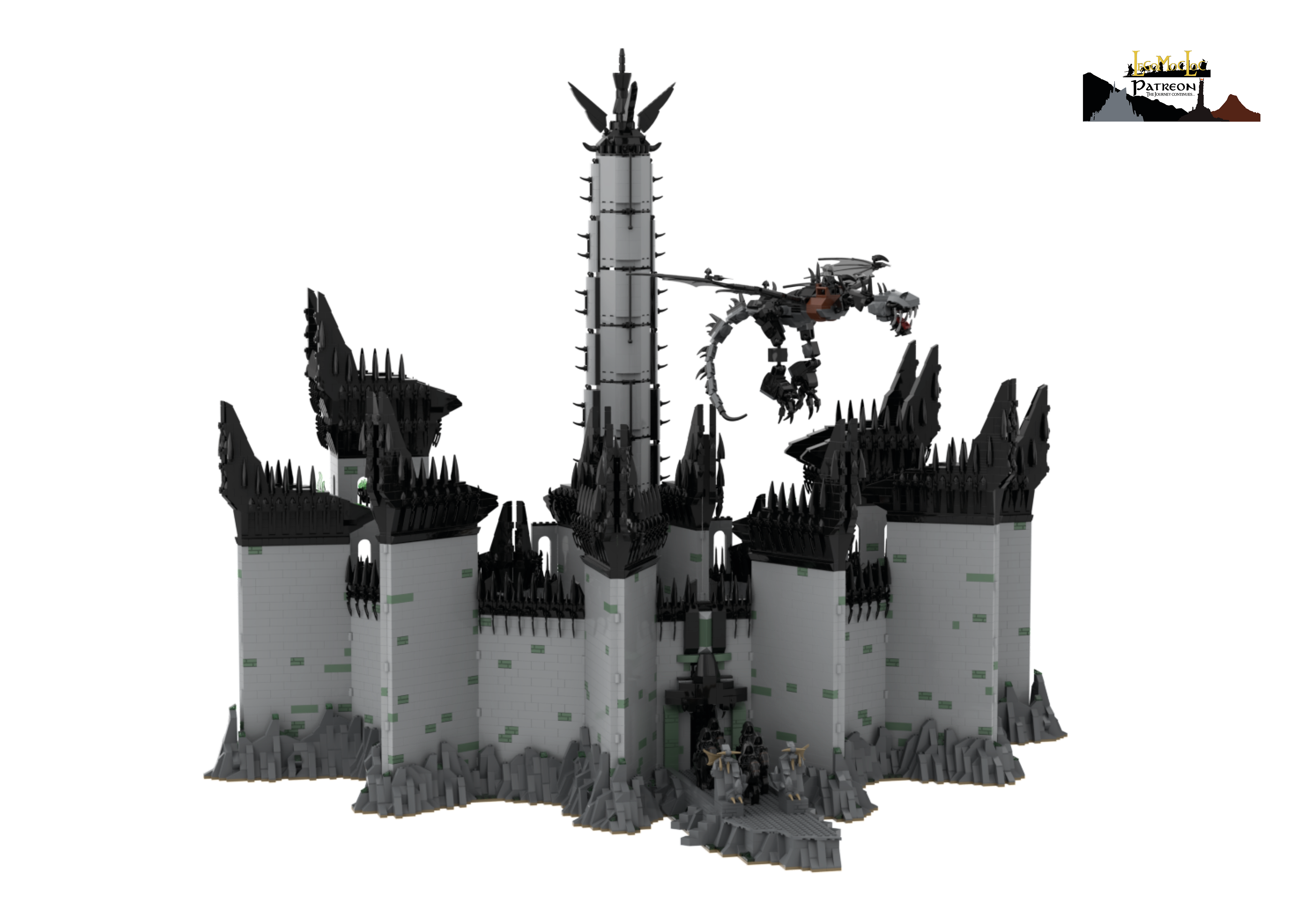 Lego the Lord the Rings - UCS Minas Morgul | Custom Corporate LEGO® Gift Models MOCs