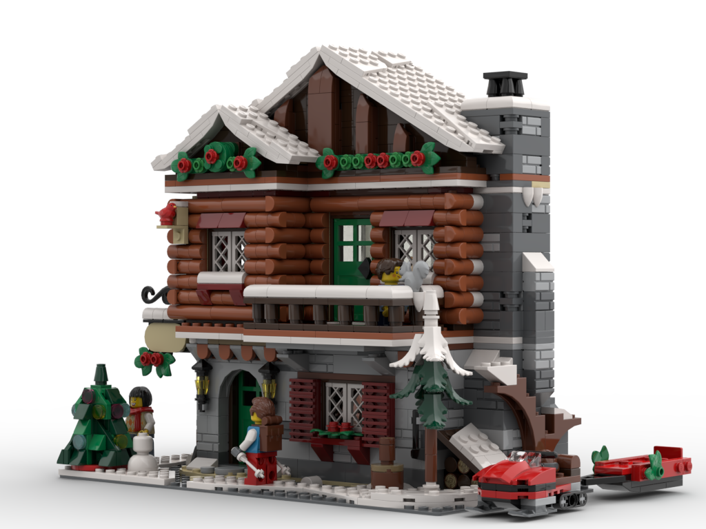 LEGO MOC Modular Alpine Lodge XL - Modification of 2x Sets 10325 by Brick  Artisan