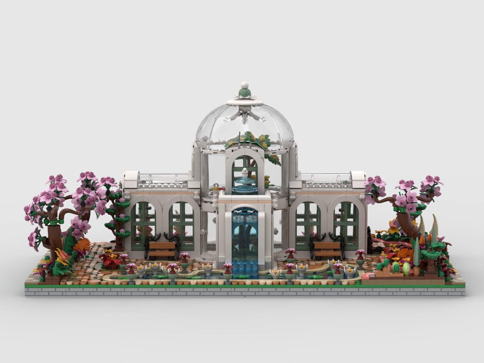 LEGO MOC Modular Botanical Garden - Modification of 2x Sets 41757